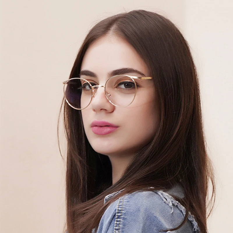 ANTEOJOS 2019 очки ретро оптические женские мужские модные круглые 18 K золотые