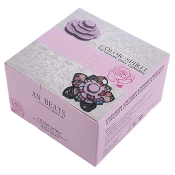 New High Quality Rotating Big Rose Makeup kit,Fashion cosmetics set,Solid Lipgloss,WaterProof Mascara,Magic Eyeshadow,Lipstick Other Image