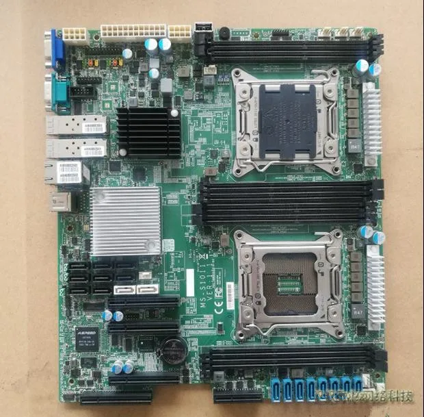 Двойная Серверная плата MS-S1011 dual 2011 pin X79 поддерживает 2650 2680V2 | Электроника