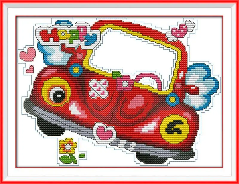 Фоторамка (11) Набор для вышивки крестиком 11CT 14CT DIY DMC рукоделия|counted cross stitch|cross