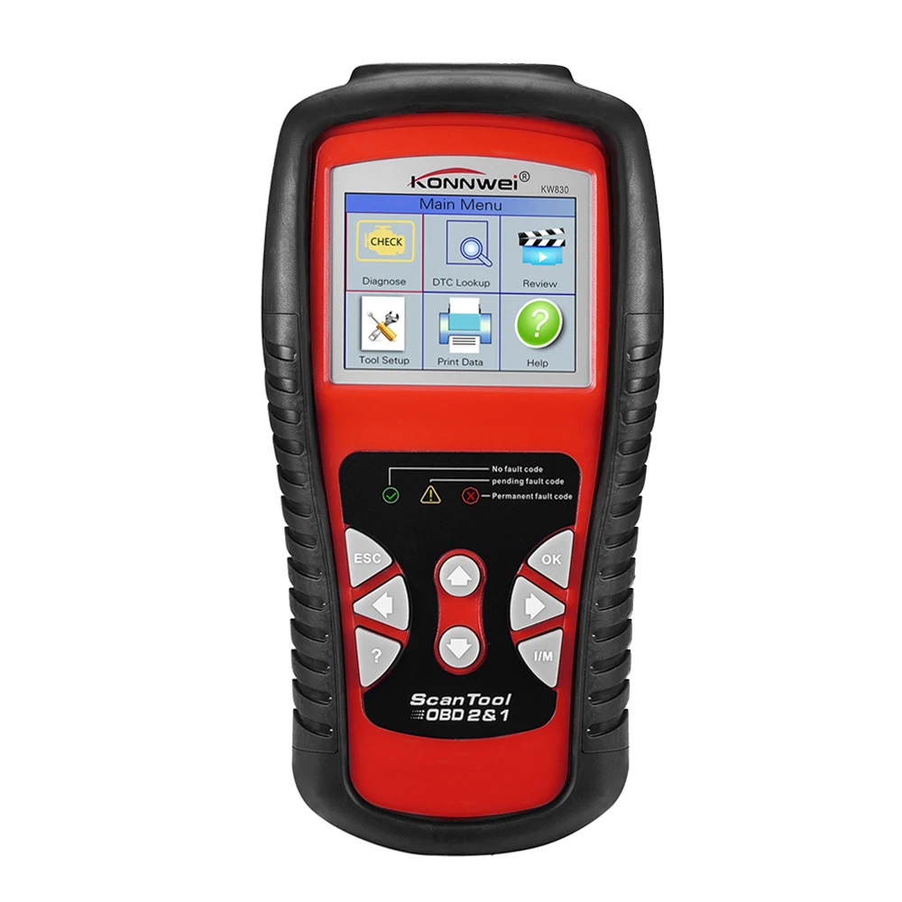 OBDII EOBD CAN Scan Tool KW830 Auto Code Reader odb2 diagnostic Work For Renau lt car better than MaxiScan MS509 | Автомобили и
