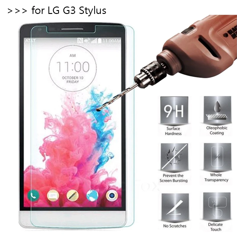 0.26 мм Премиум Закаленное Стекло-Экран Протектор Для LG G3 Stylus/D690 HD Защитная Пленка |