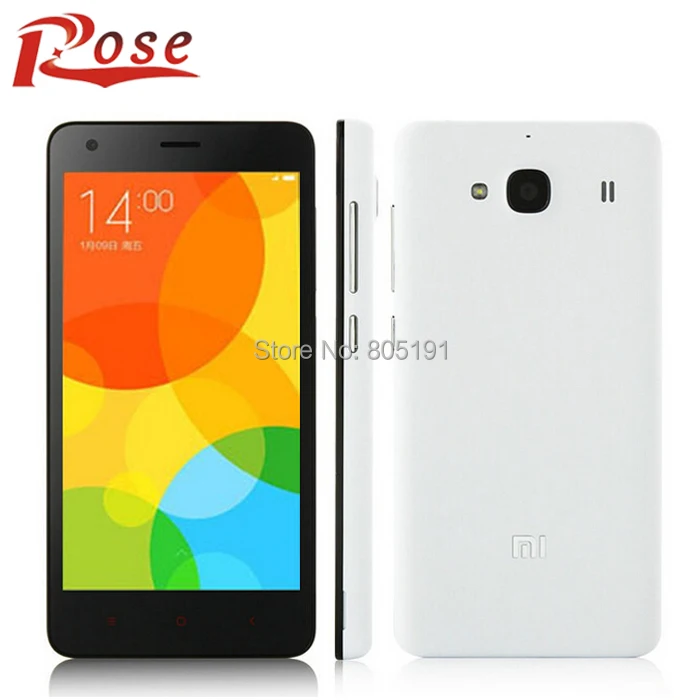 Original Xiaomi Redmi 2 phone 2GB RAM 16GB ROM Red Rice 2 4G LTE Dual SIM MSM8916 Quad Core 4.7" HD IPS  8MP MIUI 6