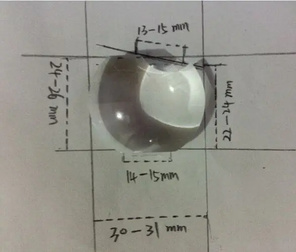 Оптовая продажа для NEC оптическая линза проектора пластик стекло выпуклое
