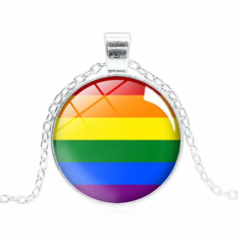 2019 gay pride necklace same sex lgbt jewelry lesbian with rainbow love wins gift marriage equal | Украшения и аксессуары