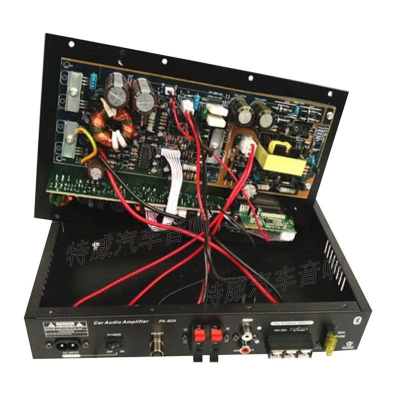 Новое поступление 600W 12V 220V 2-канальный Bluetooth автомобильный усилитель двойного назначения с высоким уровнем Мощность Автомобильные усилители с пультом дистанционного управления Управление
