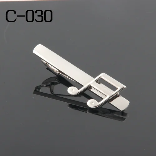 Interesting Tie Clip Novelty Tie Clip Can be mixed  For Free Shipping Music Note C-030