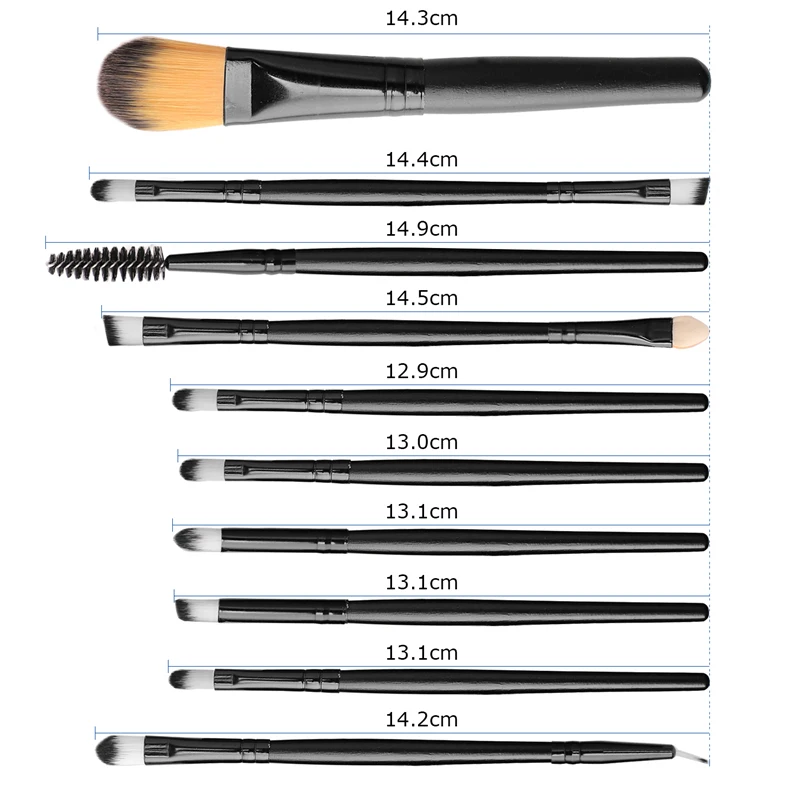 Популярный 20 шт. набор инструментов для макияжа Beauty Foundation Power румяна тени бровей