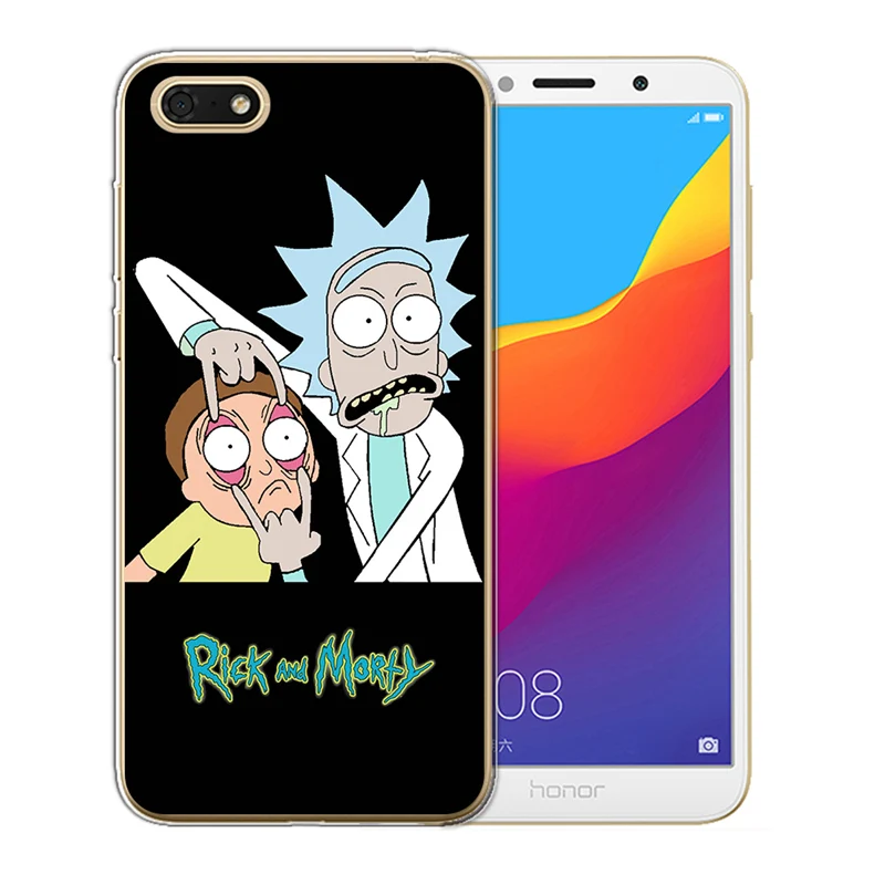 Luxury fashion Rick And Morty Phone Case Cover For Huawei Mate 20 Pro Lite Honor 6A 6X 7 7X 7C 7A 8 8X 9 10 funda shell capa |