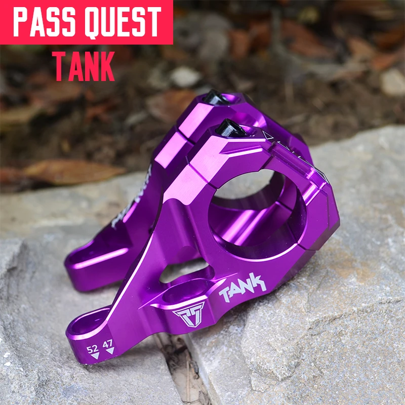 PASS QUEST MTB Bike Stem 31.8mm Bicycle Aluminum Alloy AL6061-T6 Full CNC Made Machined Parts | Спорт и развлечения