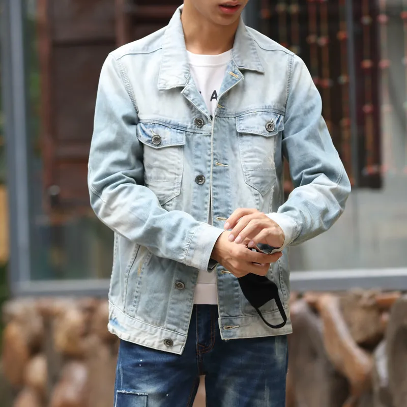 

2018 winter Fashion Men's Denim Jackets Good Quality Outwear Jean Bomber Jacket Masculino Coat casual Overcoat Men size M-3XL