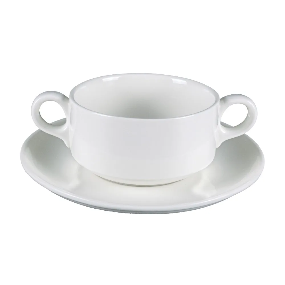 KING-DOES Ceramic binaural Creative Western rice bowl Japanese-style porcelain soup Breakfast porridge | Дом и сад