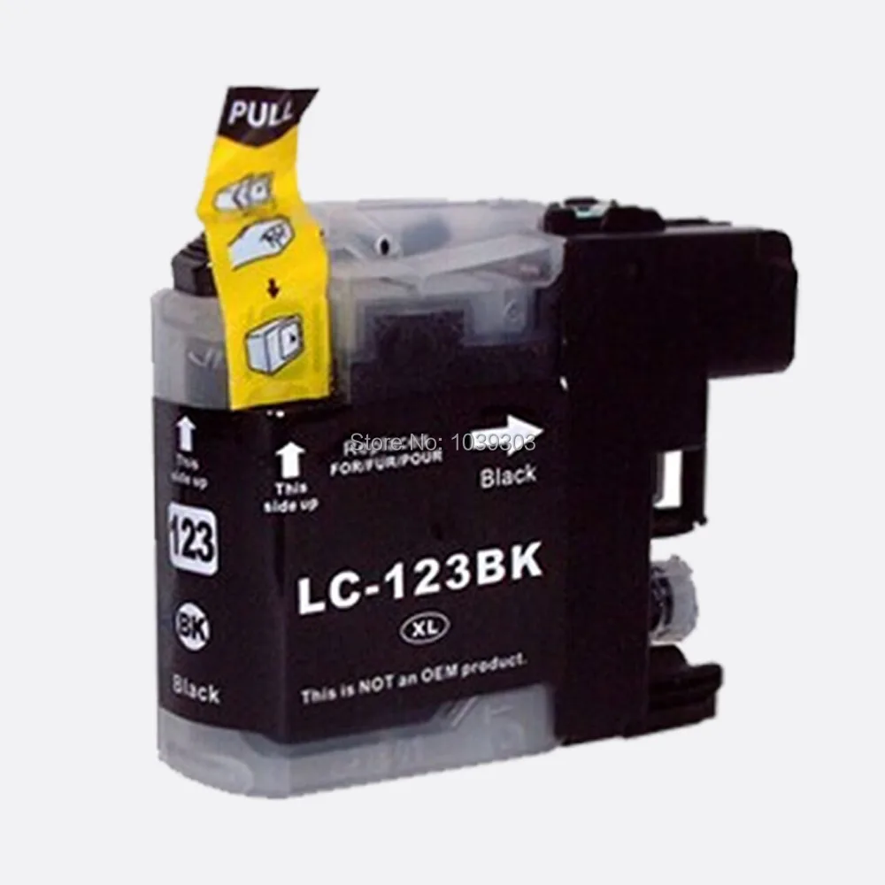 4 шт. картриджи для принтера Brother LC123 mfc J4510DW MFC J4610DW LC 123 J4410DW J4710DW чернила|ink cartridge|lc