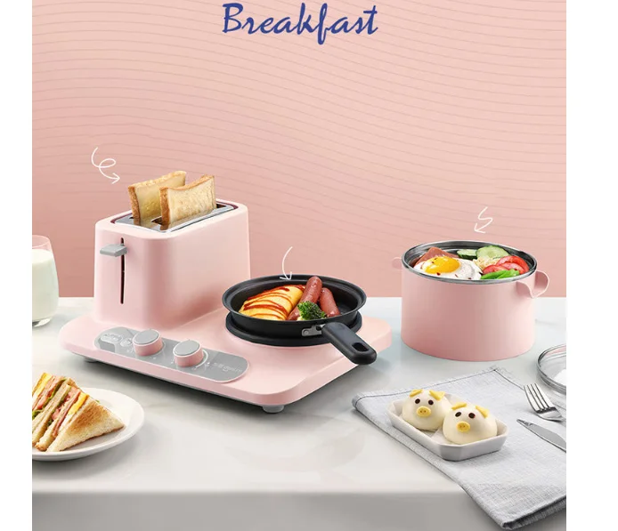 

Electrical Cake Toaster Porridge Cooker Breakfast Machine Nosmok 6 Gear Furnace