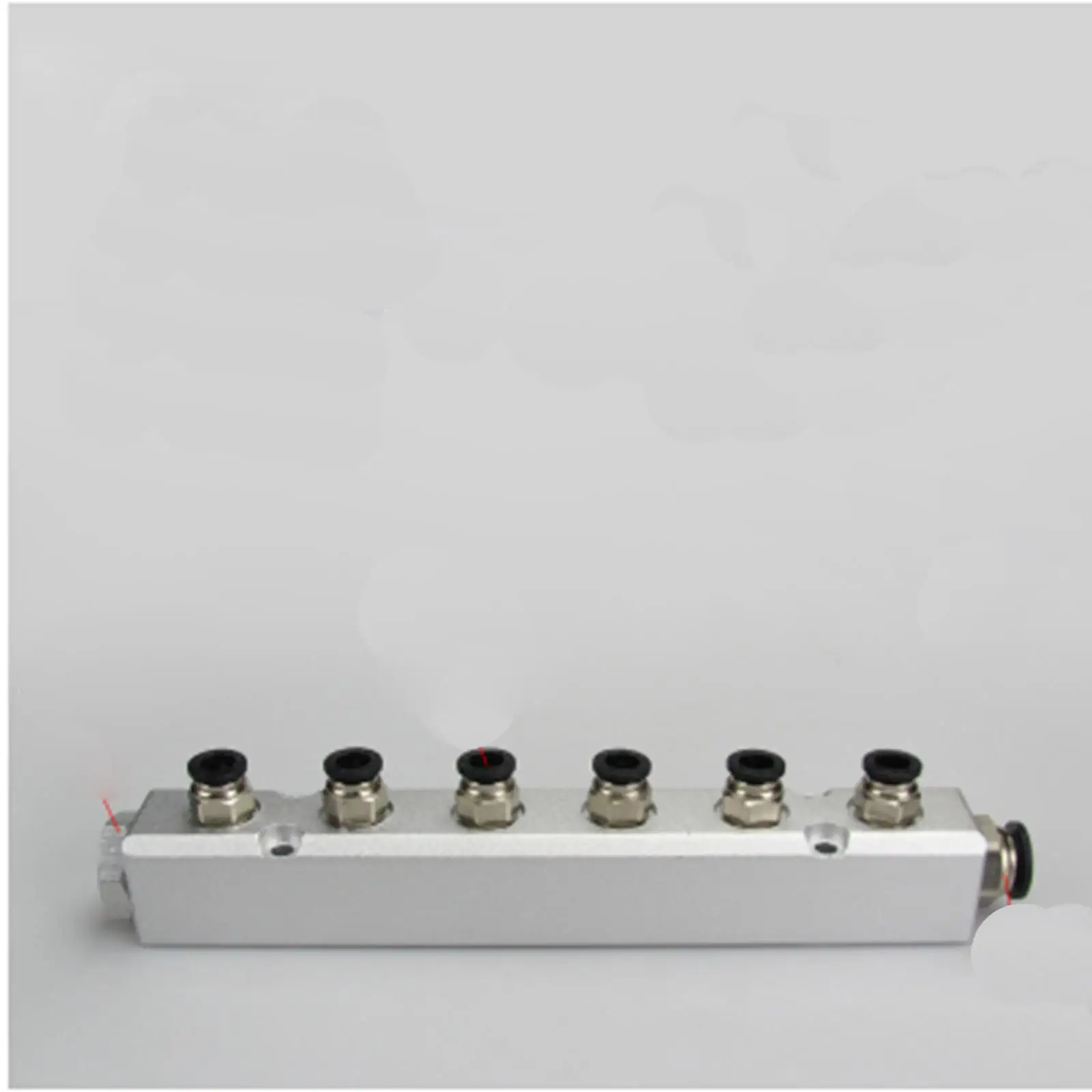 30x30 мм G1/4 &quotOut G1/2&quot In 6 Way Пневматический Фиттинг разделитель воздушного