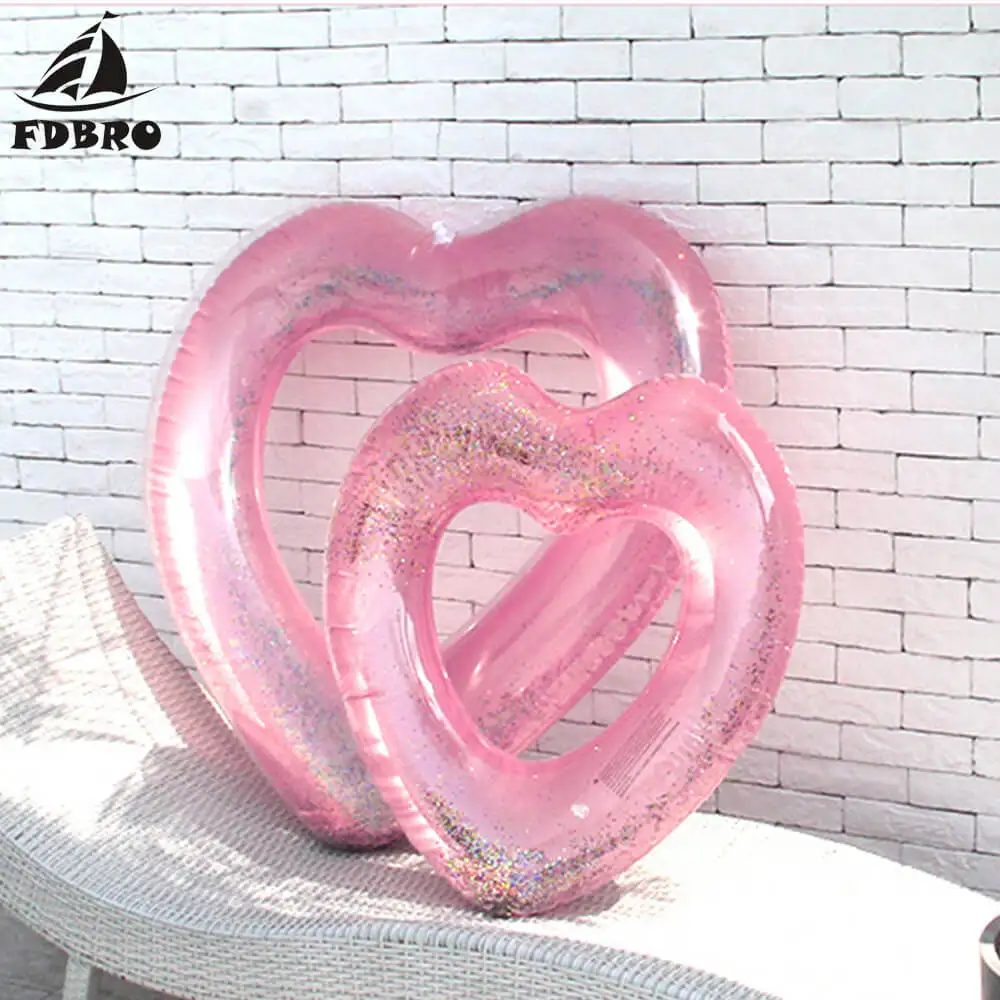 FDBRO бассейн вечерние спасательный круг Плавающий Матрас для плавания взрослых