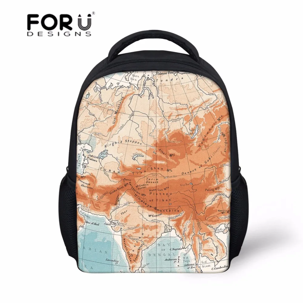 Детские рюкзаки FORUDESIGNS школьные ранцы для младенцев Детская сумка с принтом