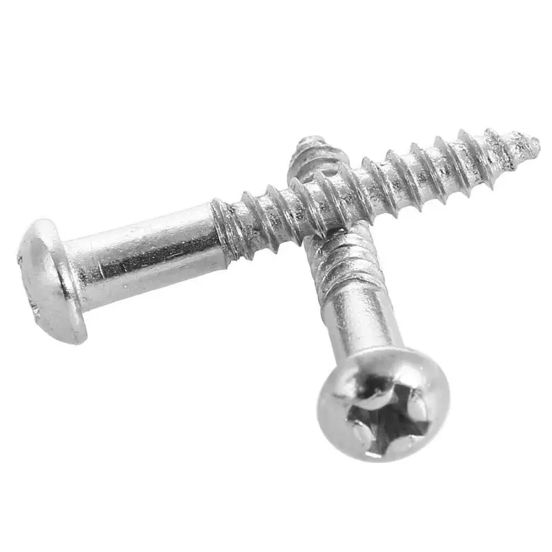 6pcs Electric Bass Guitar Bridge Saddles Tremolo System Tailpiece Mounting Fixed Screws Equipment Accessories | Спорт и развлечения