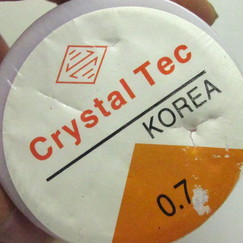 10 рулона 0.6 мм М длинные эластичные Кристалл tec Koera Line ювелирных изделий Бисер
