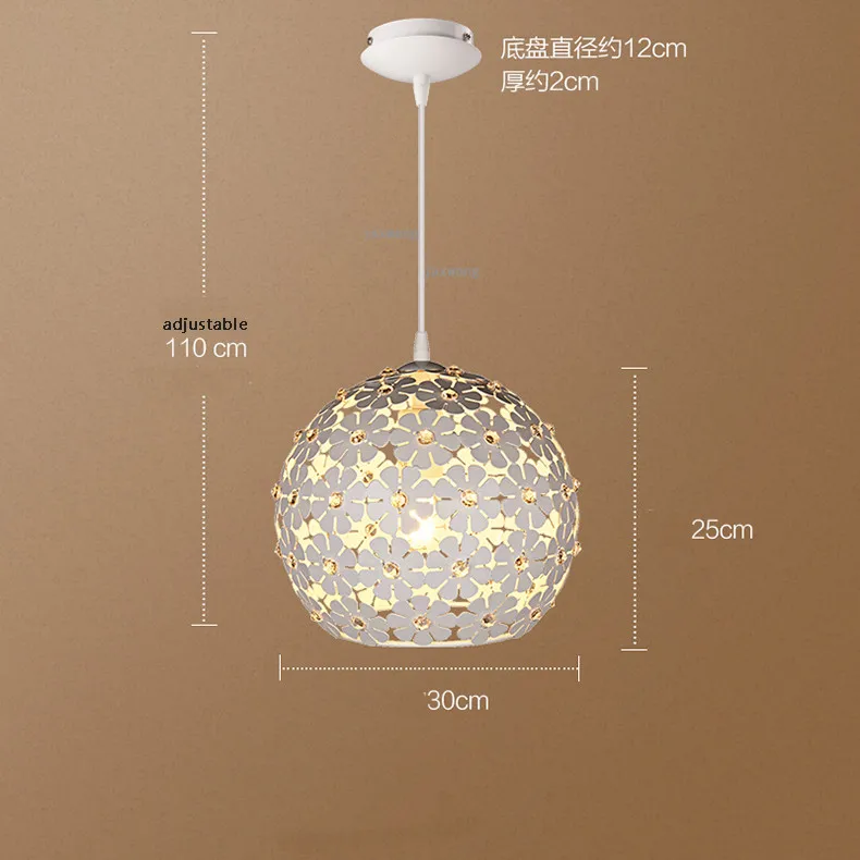 LED Lamp Crystal Modern Pendant Ceiling Lamps Pendant Lights Loft Living Room Bedroom Dining Room Pending Lighting Hanging Lamp