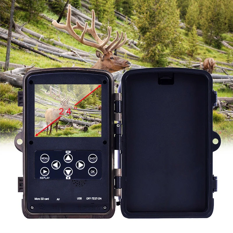 H801 8 Mega pixels Digital IP56 Tactical Hunting Camera Waterproof Infrared Trail Dustproof Precise Outdoor Camping | Спорт и