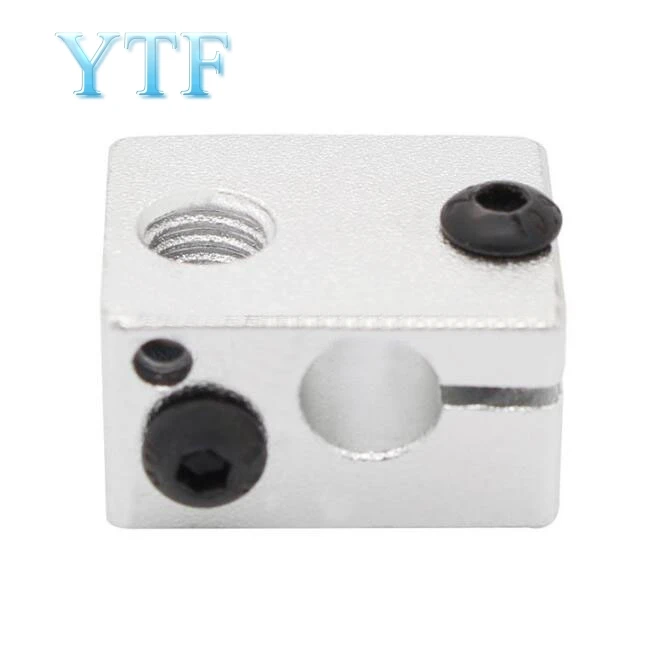 5 шт. Reprap алюминиевый нагревательный блок цельнометаллический E3D V5 V6 J head