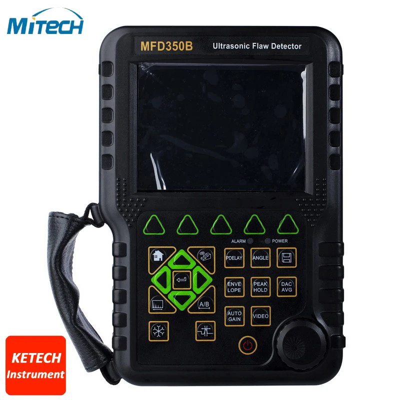 Портативный ультразвуковой дефектоскоп с дополнительными преобразователями и