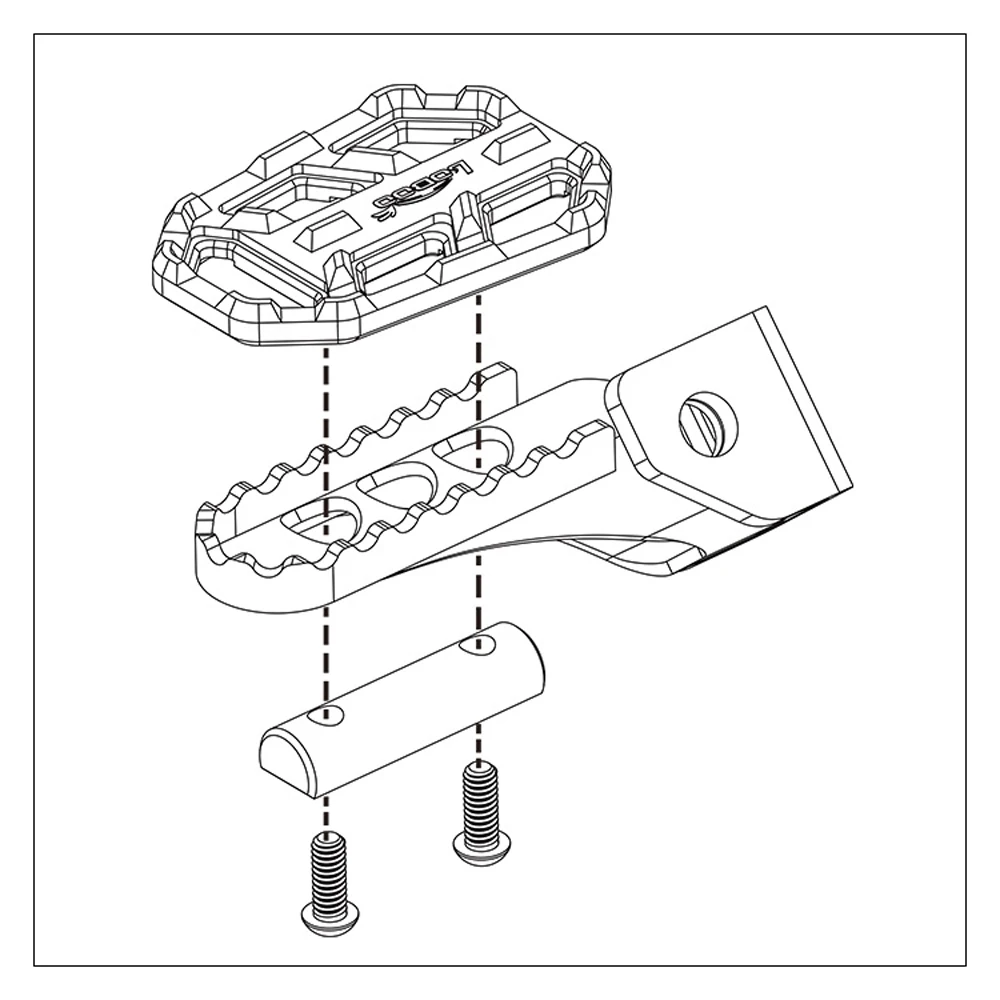 

Motorcycle Accessories FOR BMW F850GS F850 GS 2013-2019 CNC Aluminum Alloy Widened Pedals
