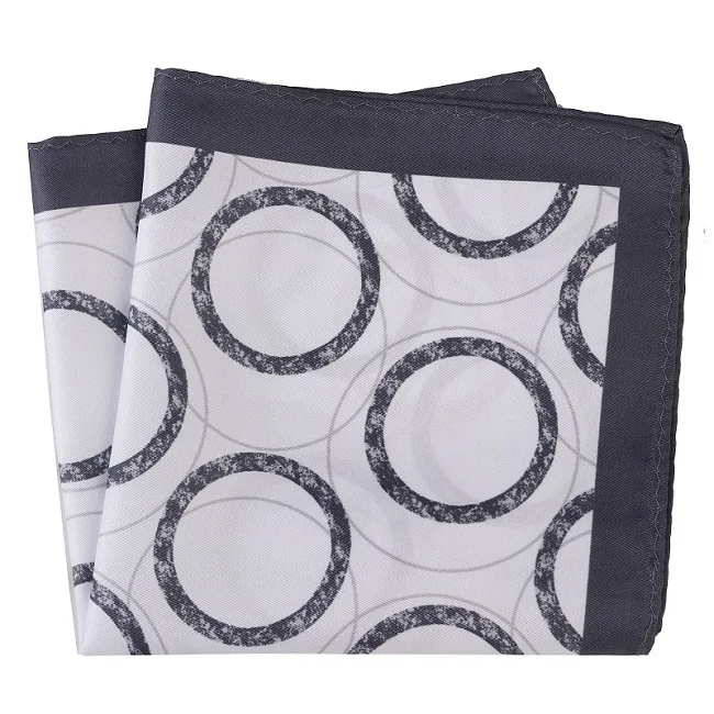 DPH034 Pocket Square Портной Смит Новое поступление большой размер костюм платок Печать Мягкий носовой платок для мужчин полотенце для сундуков круг волна цветочный плед носовой платок - Цвет: DPH034 Pocket Square