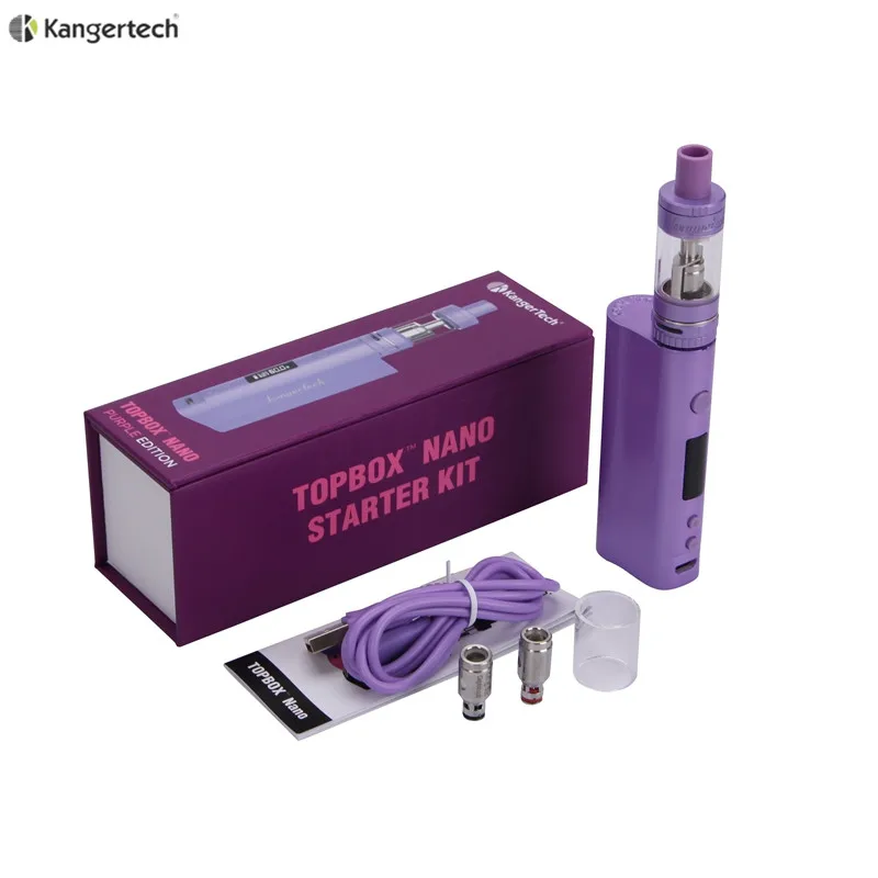 100% оригинальный Kanger Topbox Nano 60W контроль Температуры TC/VW стартовый набор|original kanger