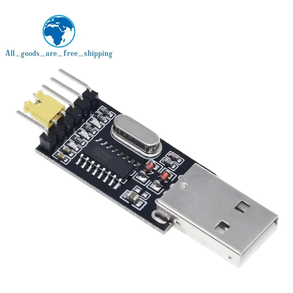 Модуль TZT CH340 USB для TTL CH340G обновленная загрузка маленькая пластина щеток плата