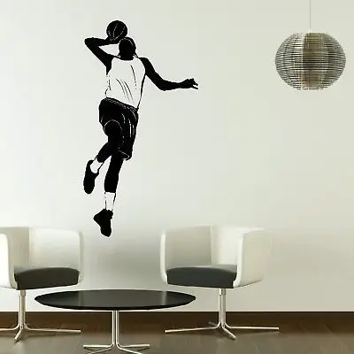 

Free Shipping-Basketball Sport decor sticker Wall Sticker Stylish Vinyl Decal Art Home Decoration Mural