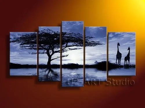 

Абстрактные пейзажи, настенное искусство, репродукция, домашний декор, Оптовая живопись GP61