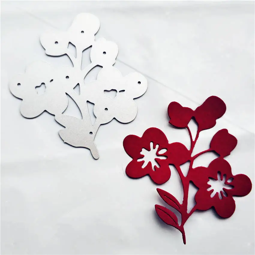 Wild flower old metal cutting die practice hands-on DIY clip art album craft mold scrapbook | Дом и сад