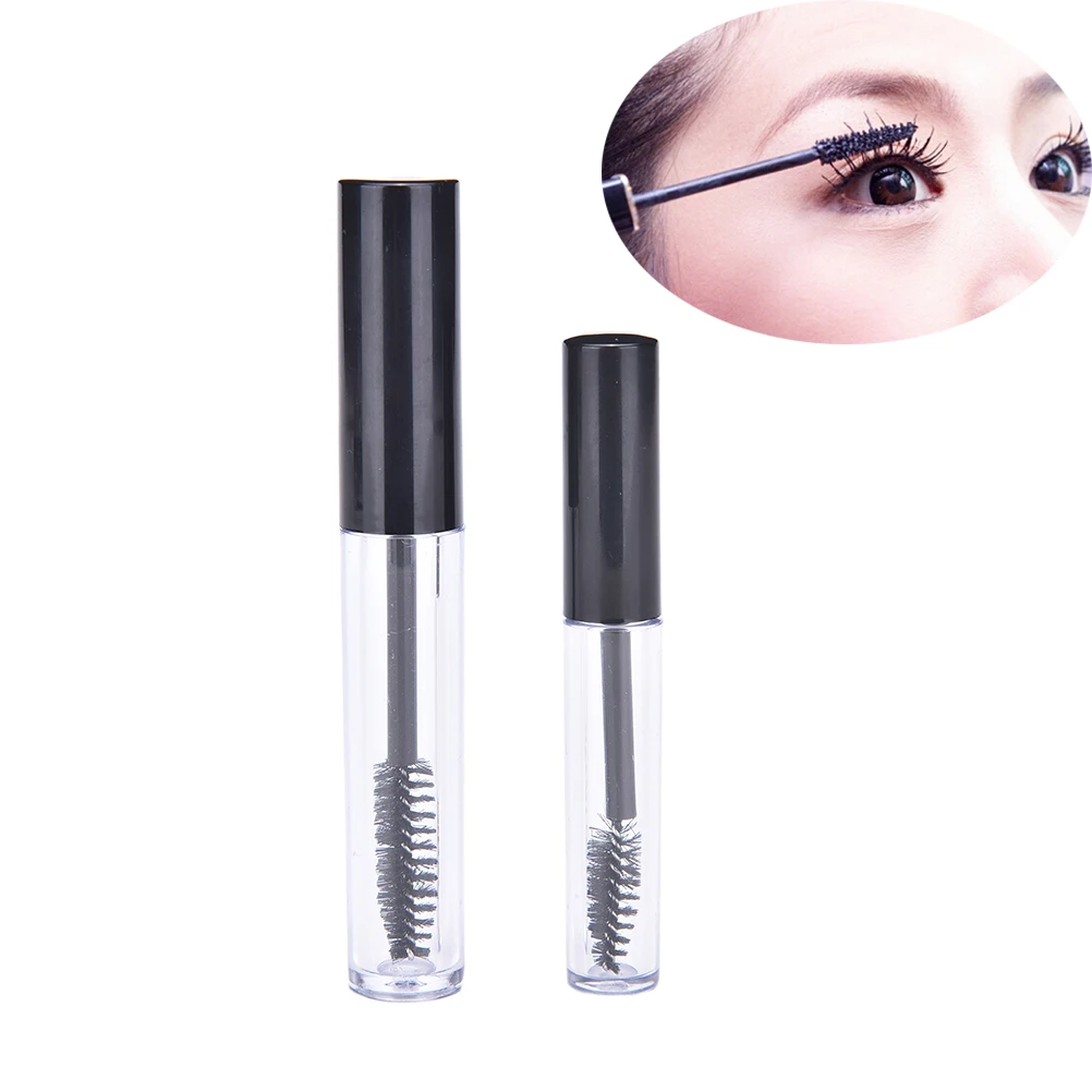 

1PC Empty Mascara Tube Eyelash Cream Vial/Liquid Bottle/Container Black Cap