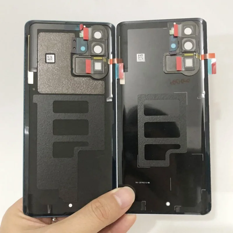 Стеклянная Крышка батарейного отсека для Huawei P30 Pro задняя крышка корпуса с 3M клеем