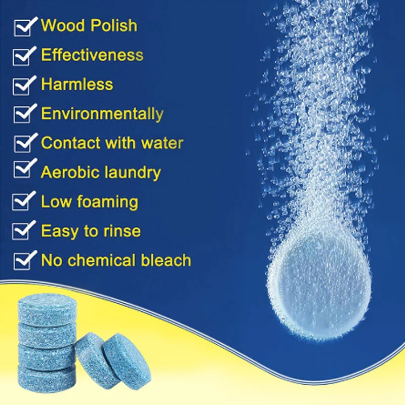 10PCS/Pack(1PCS=4L Water)Car Solid Wiper Fine Seminoma Auto Window Cleaning Car Windshield Glass Cleaner Accessories | Автомобили и