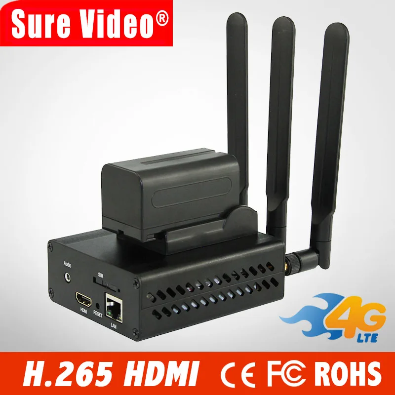 DHL Бесплатная доставка HEVC H.265 HD Беспроводной Wi Fi 4G HDMI энкодер для IPTV прямой