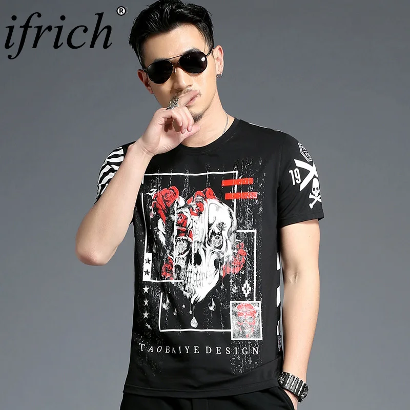 

2018 T-shirt Men Casual Creative Design Print Cotton T Shirts Men's New Arrival Summer Style Streetwear Short Sleeve Men T-shirt