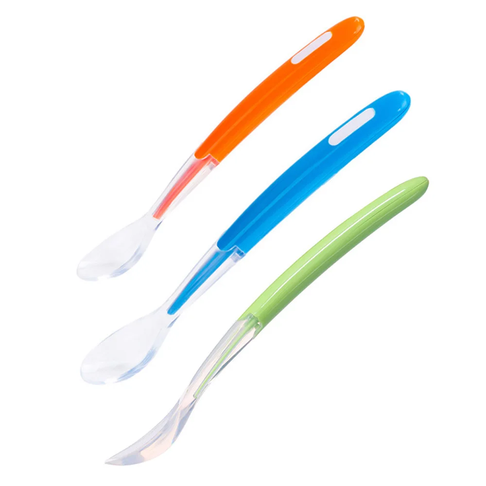 1 шт. силиконовые ложки для кормления детей Обучающие вещи новорожденных