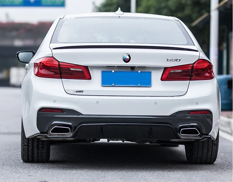 Для BMW 5 Series G30 G38 528 530 540 2018 углеродное волокно или ABS задний спойлер Высокое