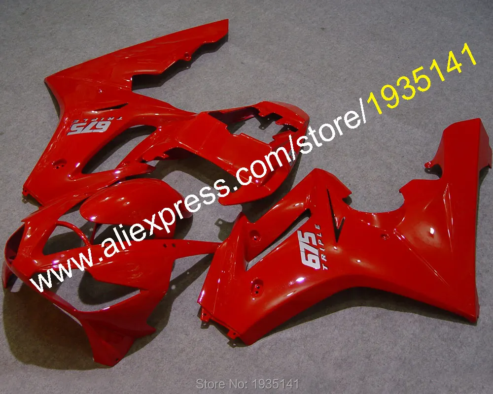 Комплект обтекателей для Triumph Daytona 675 детали 2006 2007 2008 Daytona675 06 07 08 полный красный
