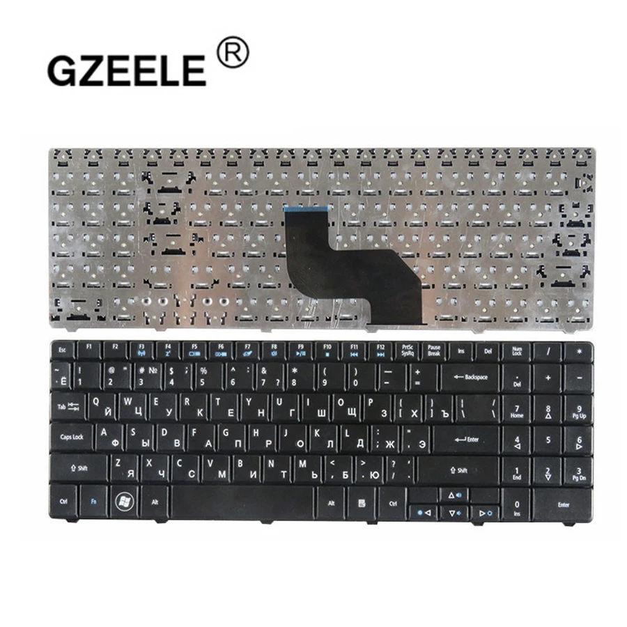 

GZEELE laptop keyboard for ACER For Aspire 5241 5541 5732G 5541g 5734 5334 5734Z NSK-GF00R RU layout black and new keyboard