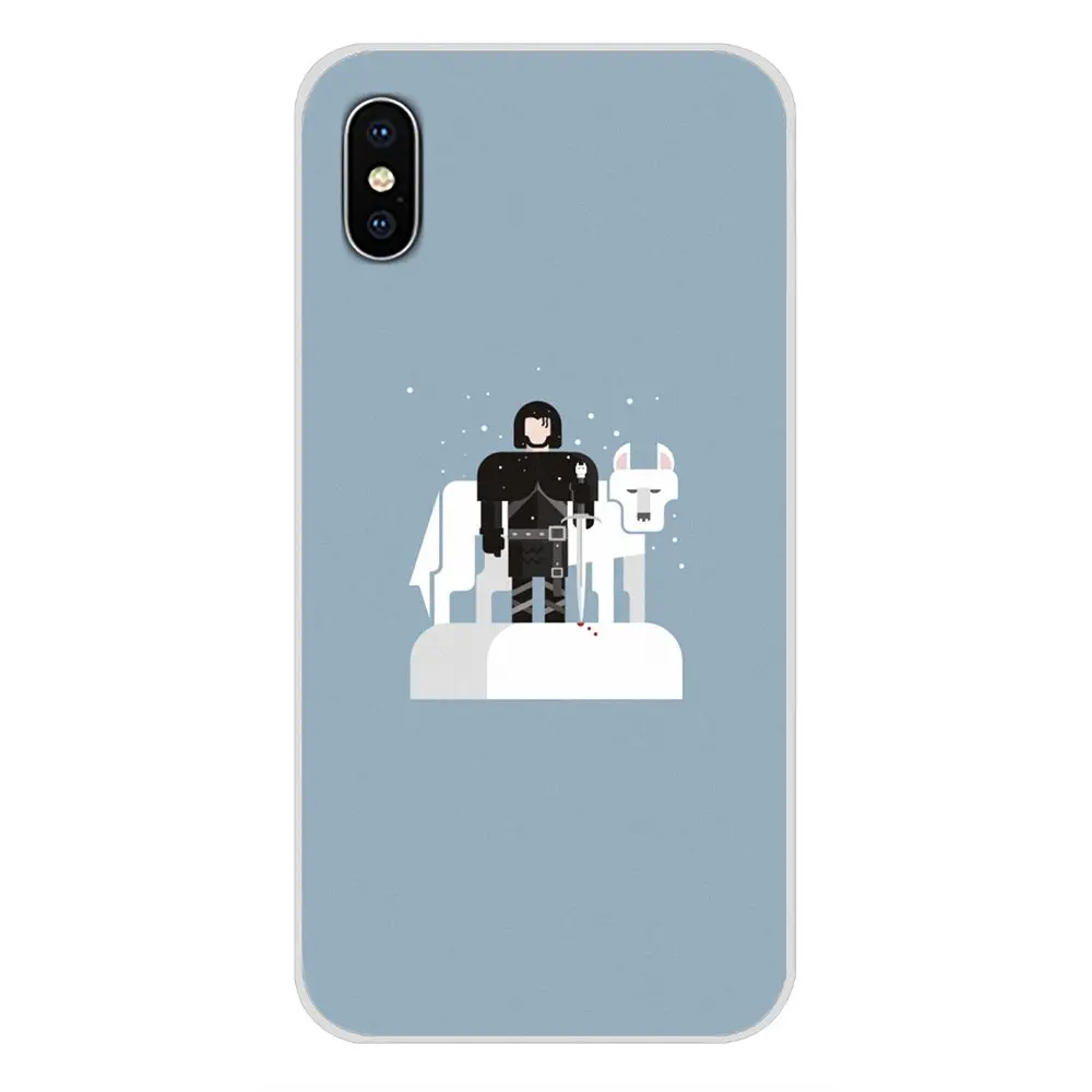Для Huawei P Smart Mate Honor 7A 7C 8C 8X 9 P10 P20 Lite Pro Plus прозрачный мягкий чехол Чехлы для Jon Snow Game of