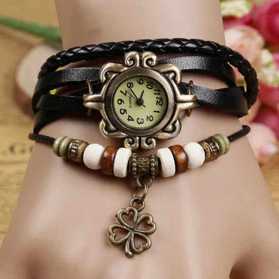 Часы женские винтажные из коровьей кожи|mujer|mujer relojmujer vintage |