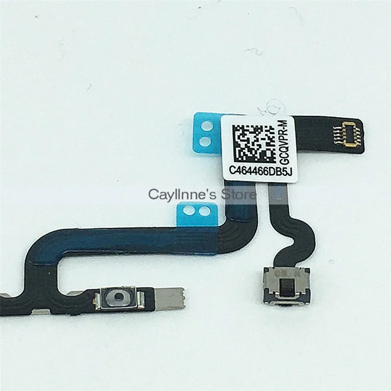 10pcs Volume Button Flex Cable for iPhone 6S Plus 5.5'' Side Mute Silent Switch with Metal Bracket Replacement Parts | Мобильные