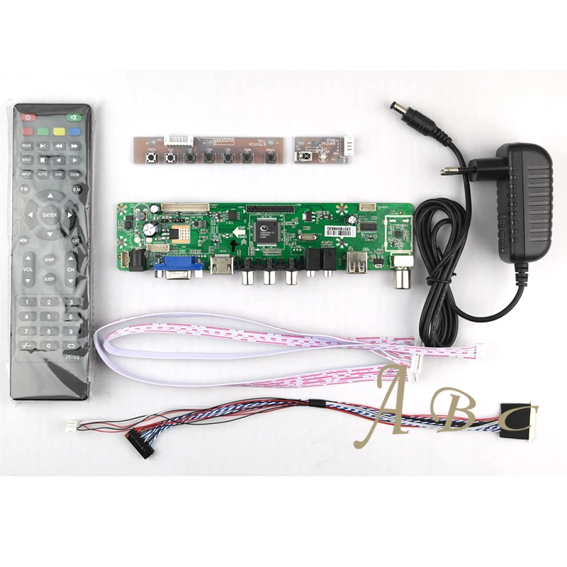 5 шт. HDMI CVBS РФ USB VGA Аудио Видео ТВ PC плате контроллера + 40 P кабель lvds Наборы для LP156WH2