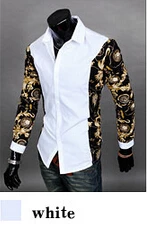 2019 Дешевые Одежда Китай Homen золото сорочка Camisa социальной Masculina рубашки белые