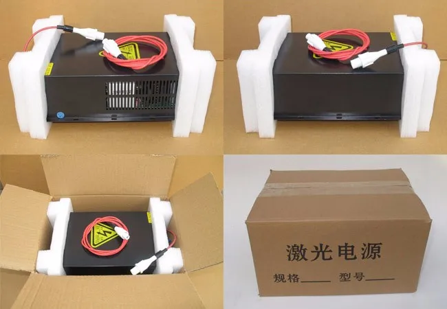 

The black of 80w T80 co2 laser power supply for laser machine