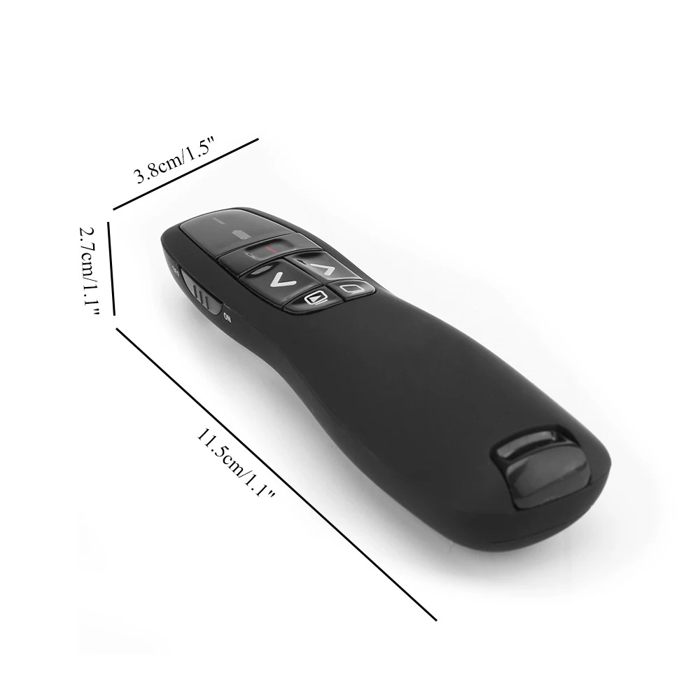FORNORM 2,4 ГГц беспроводной Презентер Powerpoint PPT Clicker Презентация дистанционное управление ручка с USB RF Частотный приемник